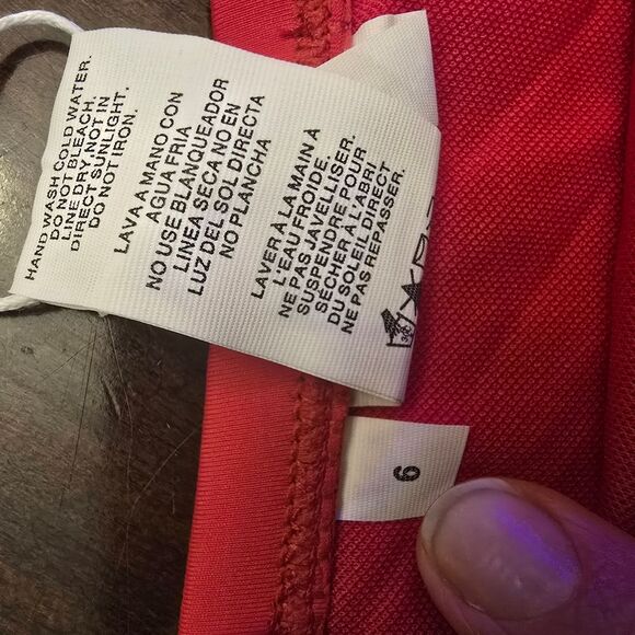 Bleu Rod Beattie Red Ruched High-Waist Bikini Bottoms Size 6 NWT $59 - Picture 10 of 12